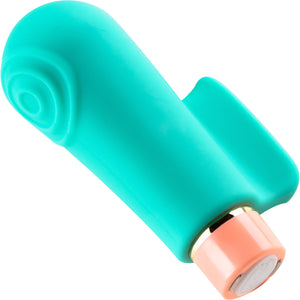 Aria Sensual AF Rechargeable Waterproof Silicone Clitoral Vibrator By Blush - Teal