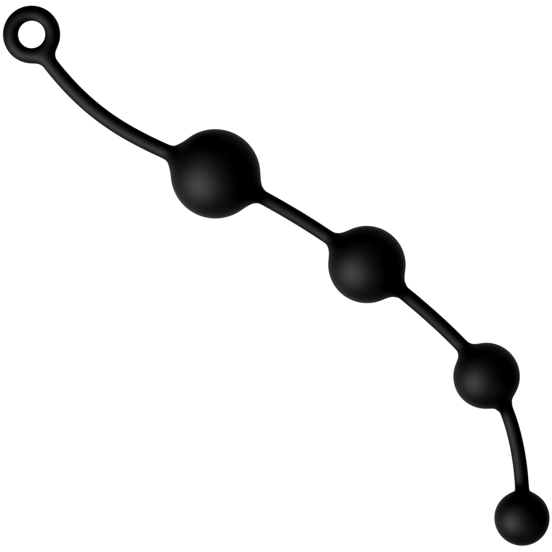 Anal Adventures Platinum Silicone X-Large Anal Beads By Blush