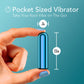 Kool Vibes Rechargeable Mini Bullet Vibrator By Blush - Blueberry