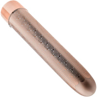 The Collection Lattice Limited Edition Rechargeable Waterproof Slimline Vibrator By Blush - Rose Gold