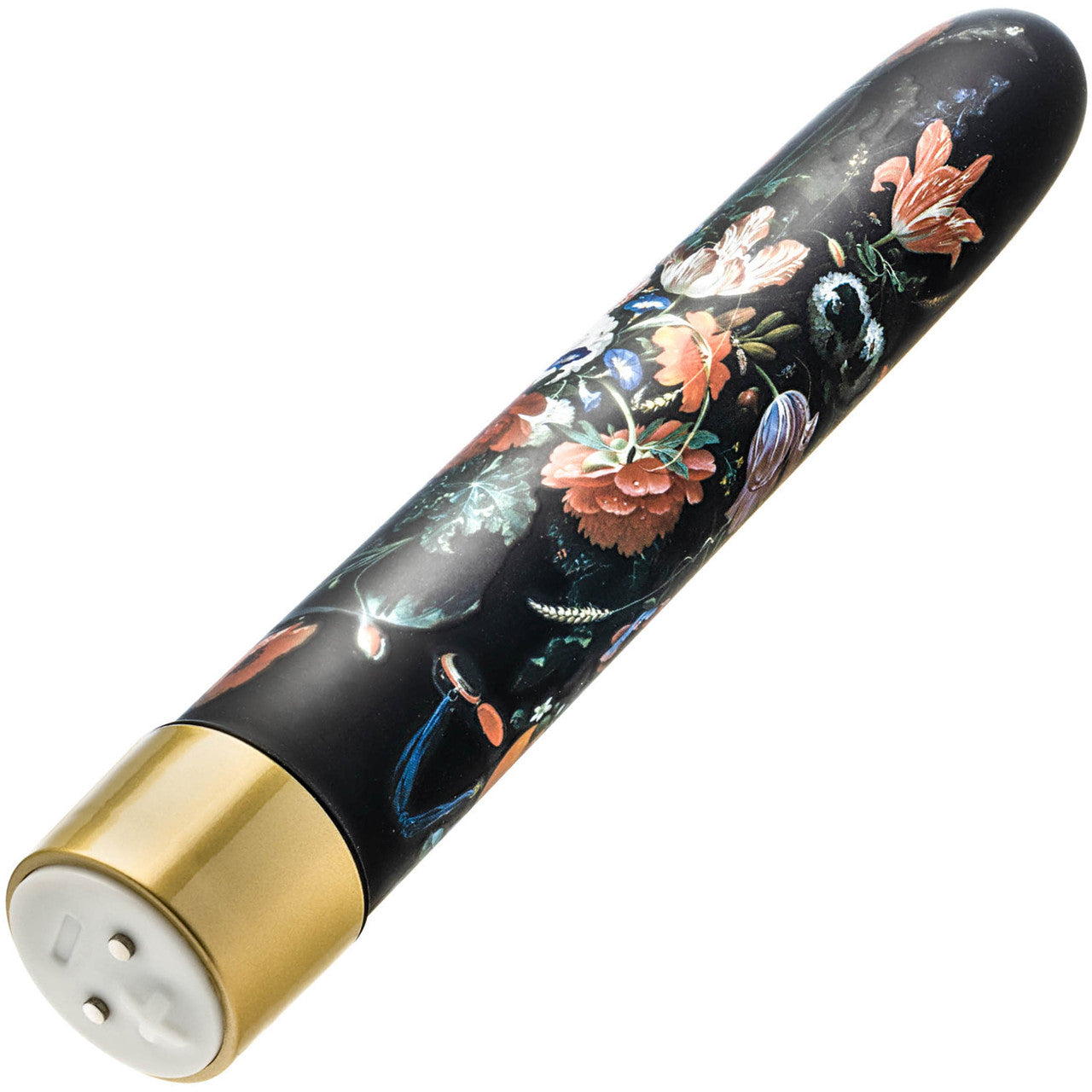 The Collection Bountiful Limited Edition Rechargeable Waterproof Slimline Vibrator By Blush - Flora