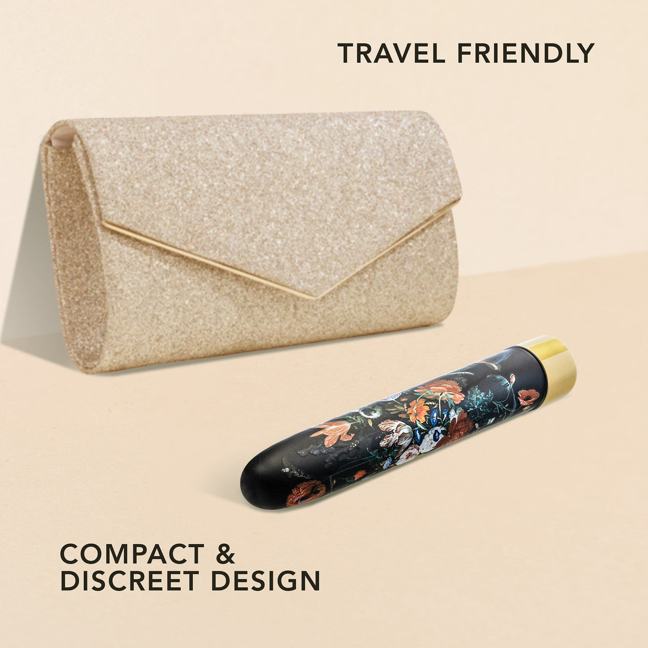 The Collection Bountiful Limited Edition Rechargeable Waterproof Slimline Vibrator By Blush - Flora