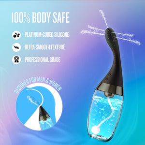 Anal Adventures Platinum Aqua Jet Premium Anal Douche With Remote By Blush