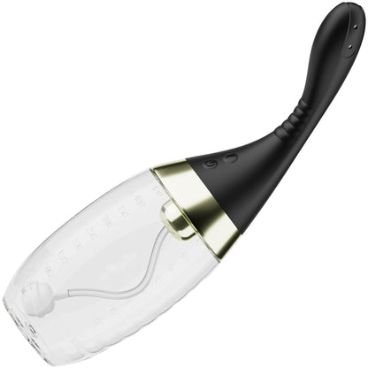 Anal Adventures Platinum Aqua Jet Premium Anal Douche With Remote By Blush