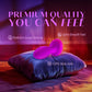 Oh My Gem Charm Rechargeable Silicone Vibrating Butt Plug By Blush - Amethyst
