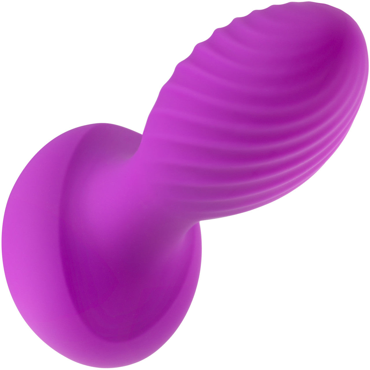 Oh My Gem Charm Rechargeable Silicone Vibrating Butt Plug By Blush - Amethyst