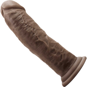 Dr. Skin Dr. Shepherd 8" Realistic Posable Silicone Dildo With Suction Cup By Blush - Chocolate