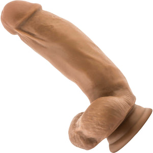 Dr. Skin Dr. Samuel 7" Realistic Posable Silicone Suction Cup Dildo By Blush - Caramel