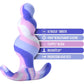 Avant Twilight Beaded Silicone Butt Plug By Blush - Blue