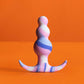 Avant Twilight Beaded Silicone Butt Plug By Blush - Blue