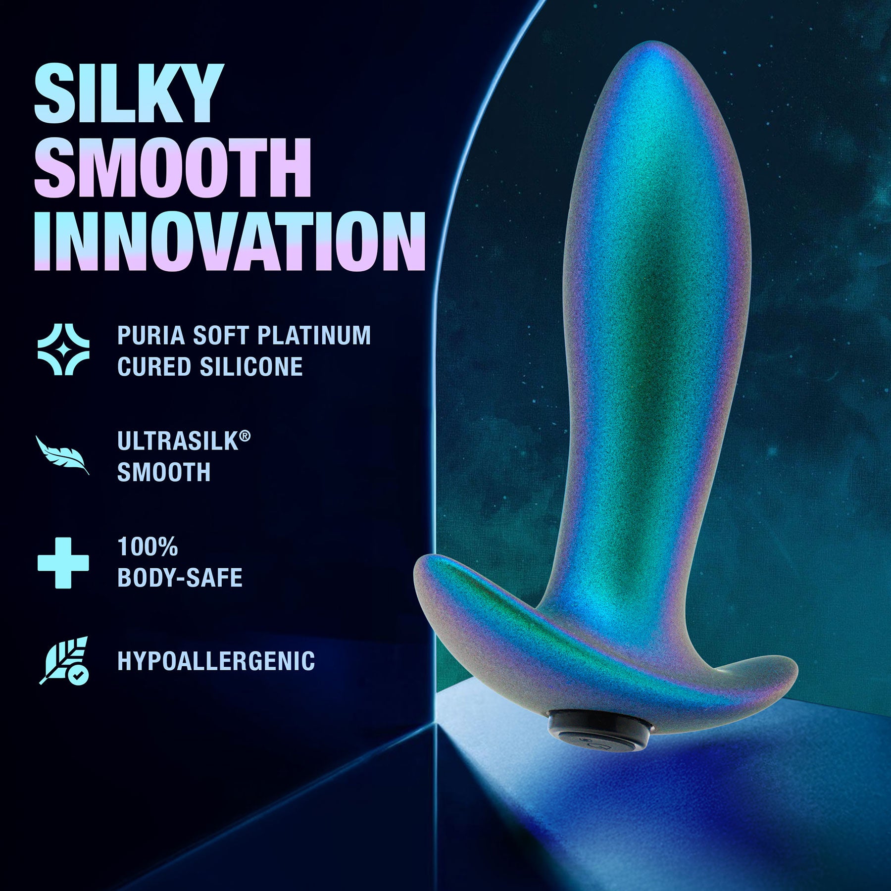 Anal Adventures Matrix Voyager Plug Silicone Rechargeable Anal Plug By Blush