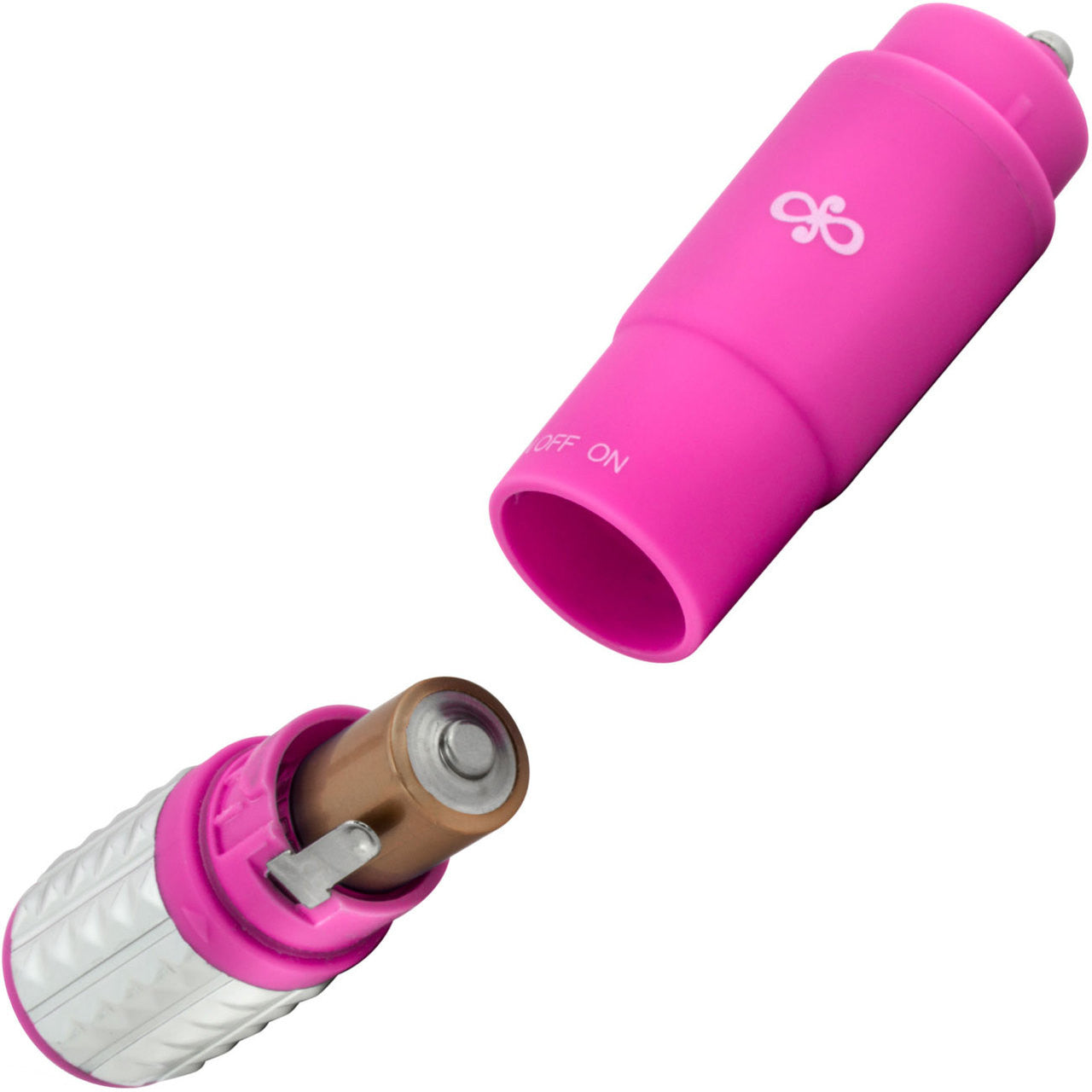 Rose Revitalize Vibrating Bullet Massage Kit With 3 Silicone Attachments By Blush - Pink