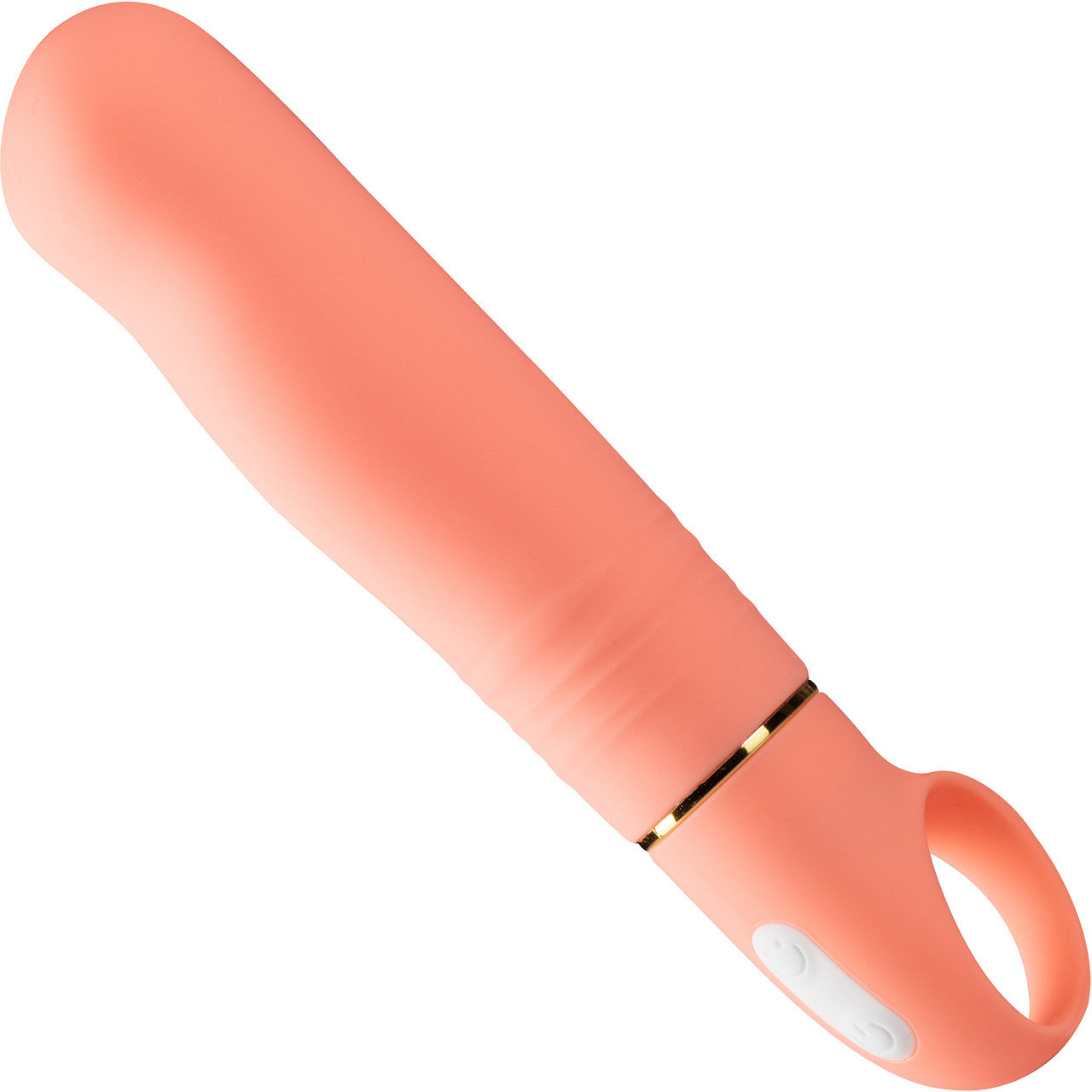 Aria Smokin' AF 10-Function Silicone G-Spot Vibrator By Blush - Coral