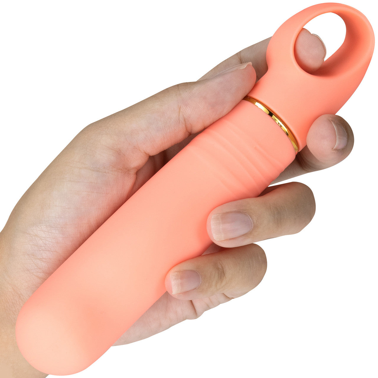 Aria Smokin' AF 10-Function Silicone G-Spot Vibrator By Blush - Coral