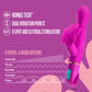 Aria Naughty AF 10-Function Silicone Dual Stimulation Vibrator By Blush - Plum