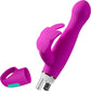 Aria Naughty AF 10-Function Silicone Dual Stimulation Vibrator By Blush - Plum