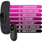Temptasia Remote Control Silicone Rechargeable Panty Vibe By Blush - Black