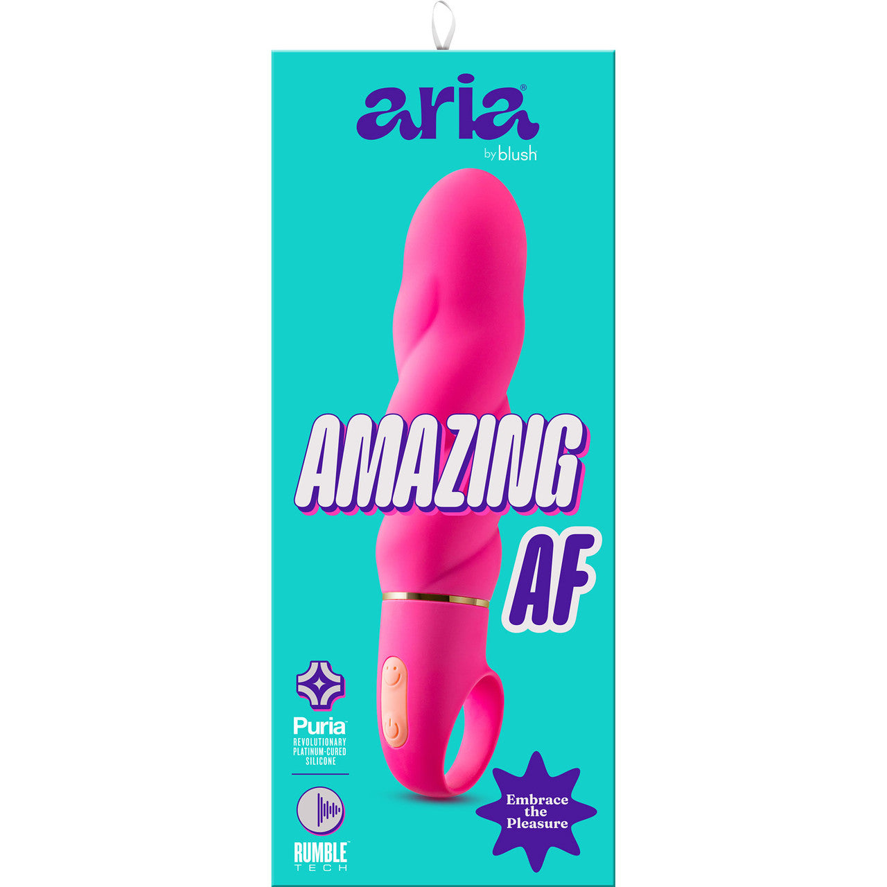 Aria Amazing AF 10-Function Silicone Waterproof Vibrator By Blush - Fuchsia