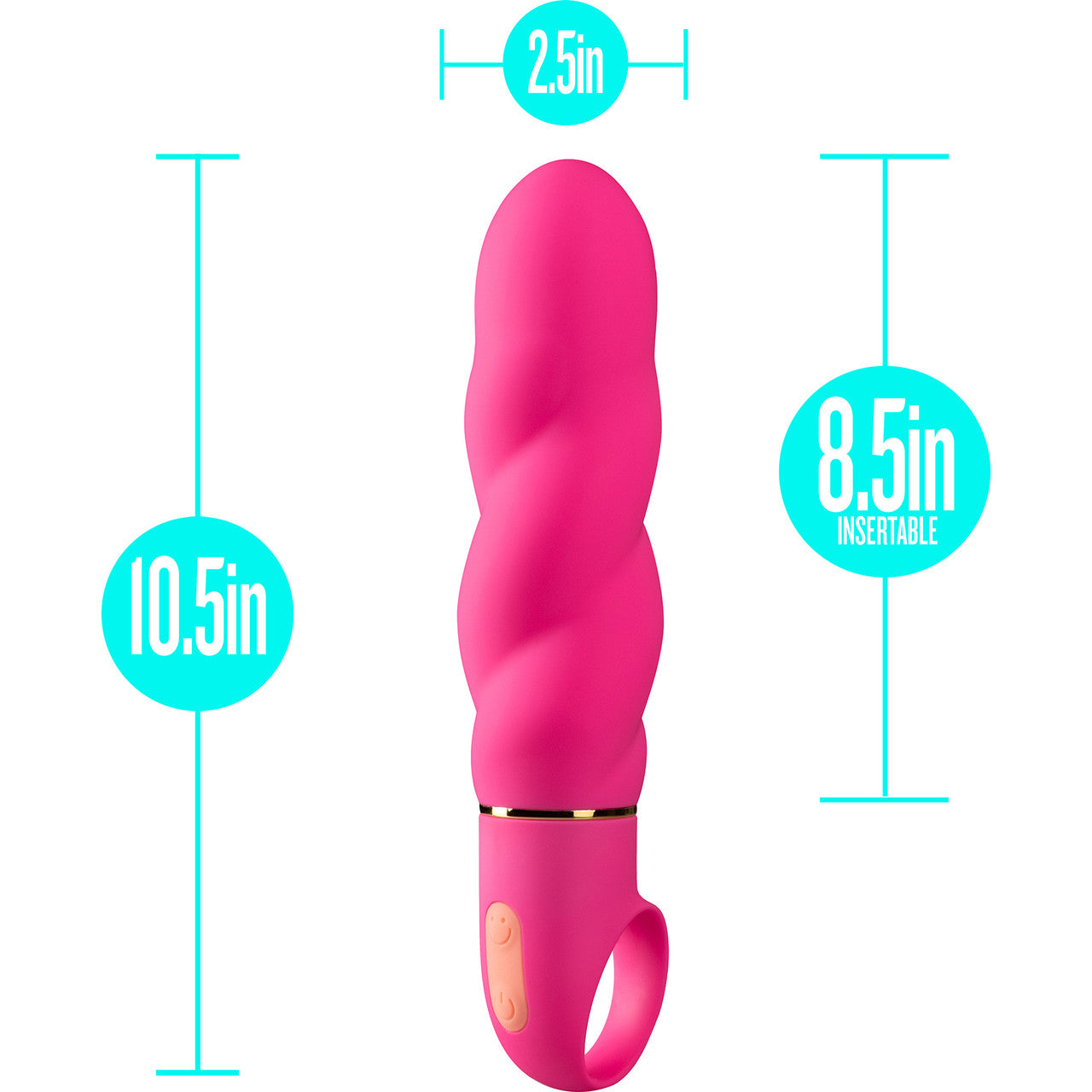 Aria Amazing AF 10-Function Silicone Waterproof Vibrator By Blush - Fuchsia