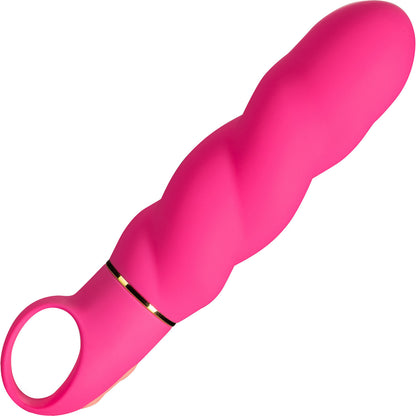 Aria Amazing AF 10-Function Silicone Waterproof Vibrator By Blush - Fuchsia