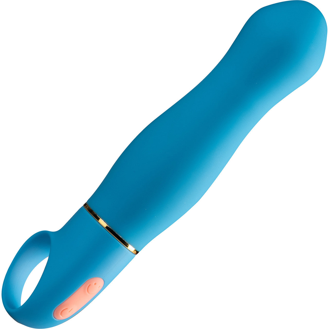 Aria Exciting AF 10-Function Silicone Waterproof Vibrator By Blush - Blue