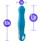 Aria Exciting AF 10-Function Silicone Waterproof Vibrator By Blush - Blue