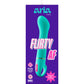 Aria Flirty AF 10-Function Silicone G-Spot Vibrator By Blush - Teal