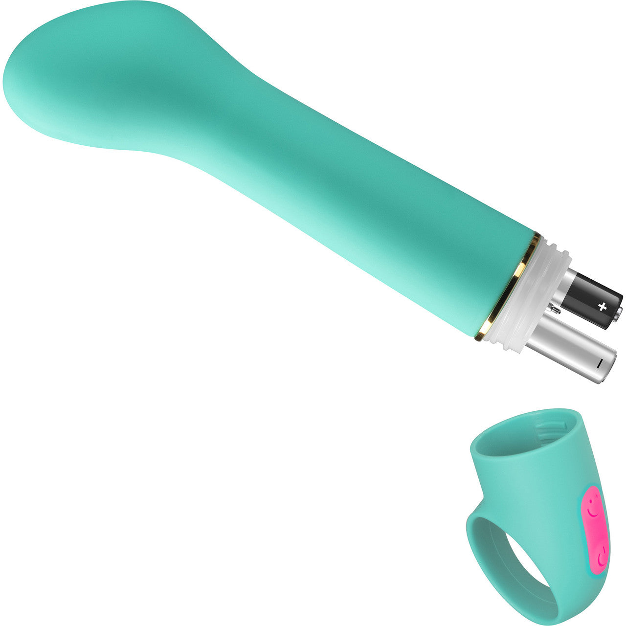 Aria Flirty AF 10-Function Silicone G-Spot Vibrator By Blush - Teal