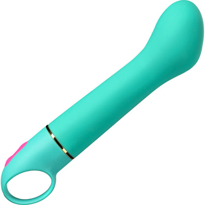 Aria Flirty AF 10-Function Silicone G-Spot Vibrator By Blush - Teal