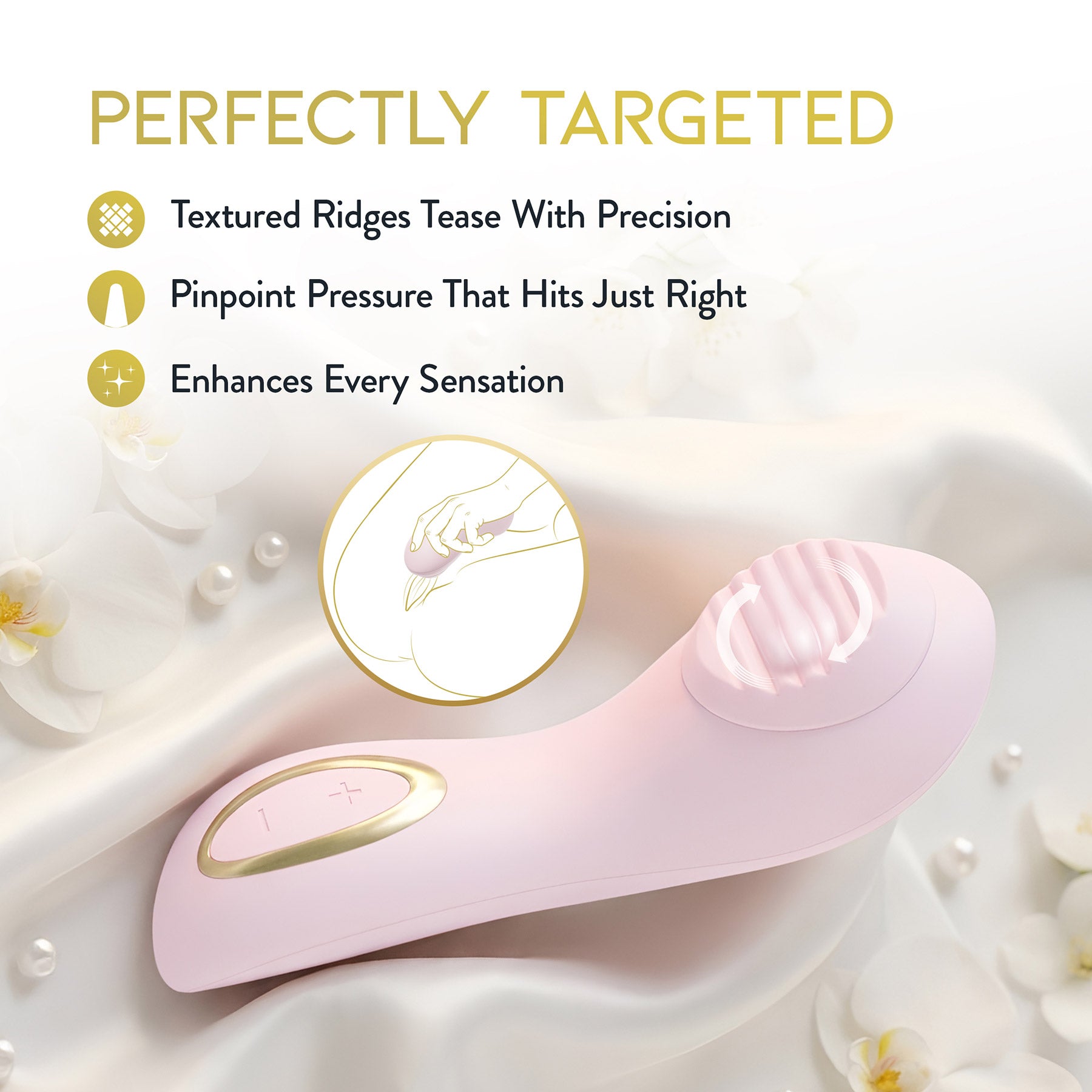 Délice Dahlia Rechargeable Silicone Stimulating Clitoral Massager By Blush