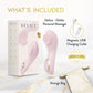 Délice Dahlia Rechargeable Silicone Stimulating Clitoral Massager By Blush