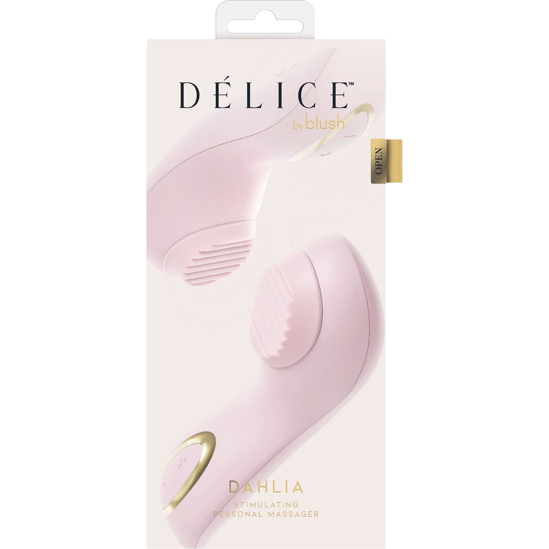 Délice Dahlia Rechargeable Silicone Stimulating Clitoral Massager By Blush