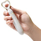 Delice Heartthrob Textured Rechargeable Silicone Vibrator By Blush - White Bouquet