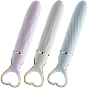 Delice Heartthrob Textured Rechargeable Silicone Vibrator By Blush
