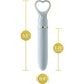 Delice Heartthrob Textured Rechargeable Silicone Vibrator By Blush - Something Blue