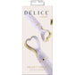 Delice Heartthrob Textured Rechargeable Silicone Vibrator By Blush - Lavender Love