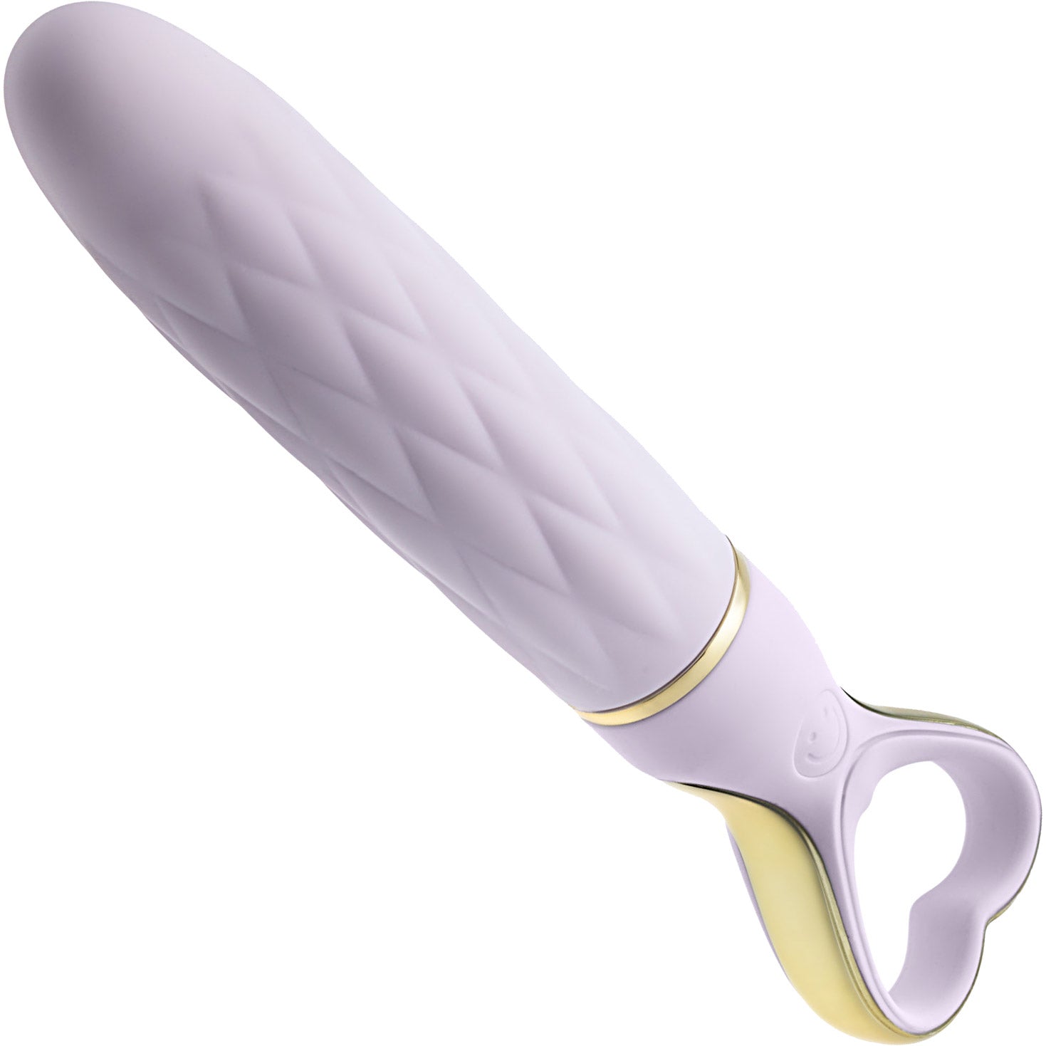 Delice Heartthrob Textured Rechargeable Silicone Vibrator By Blush - Lavender Love