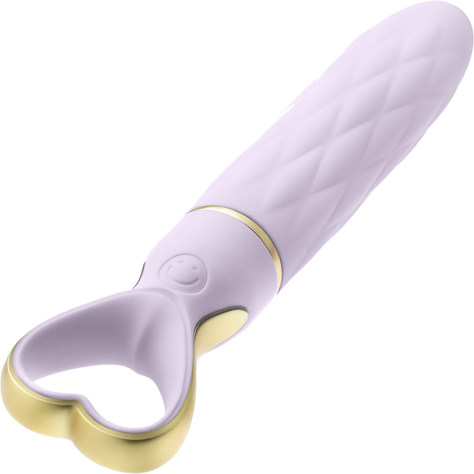 Delice Heartthrob Textured Rechargeable Silicone Vibrator By Blush - Lavender Love