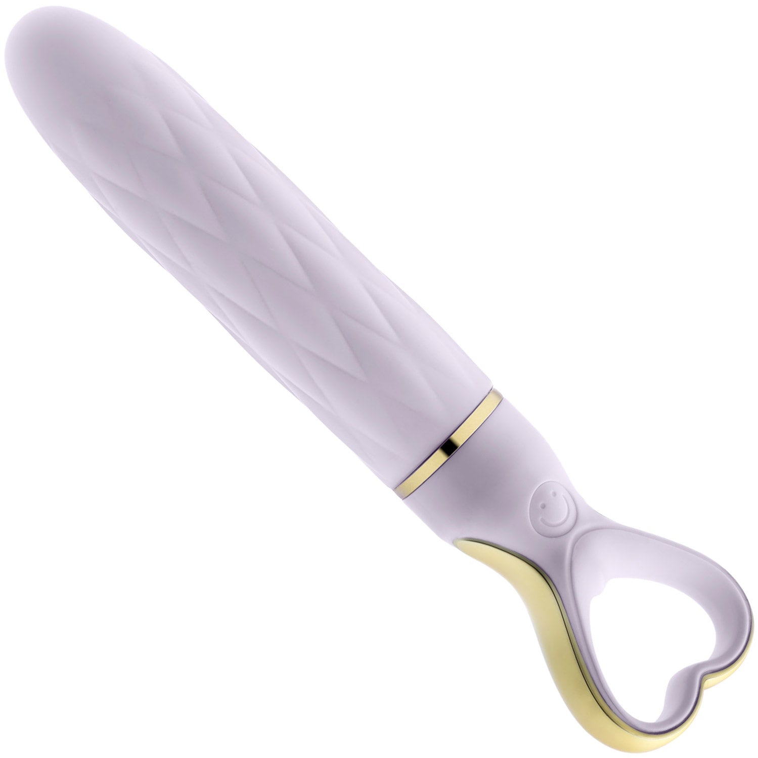 Delice Heartthrob Textured Rechargeable Silicone Vibrator By Blush - Lavender Love
