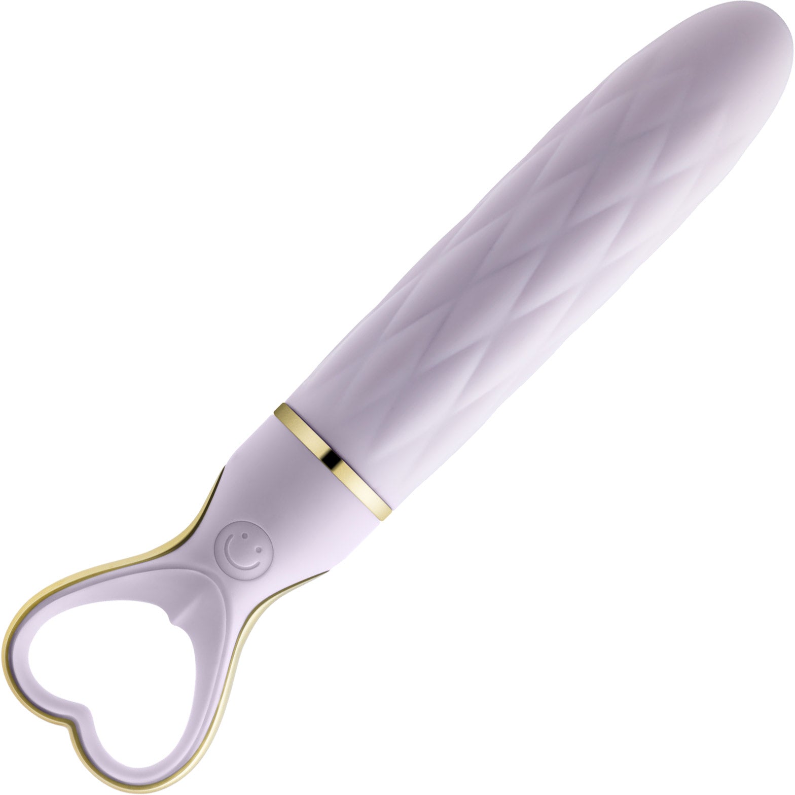 Delice Heartthrob Textured Rechargeable Silicone Vibrator By Blush - Lavender Love