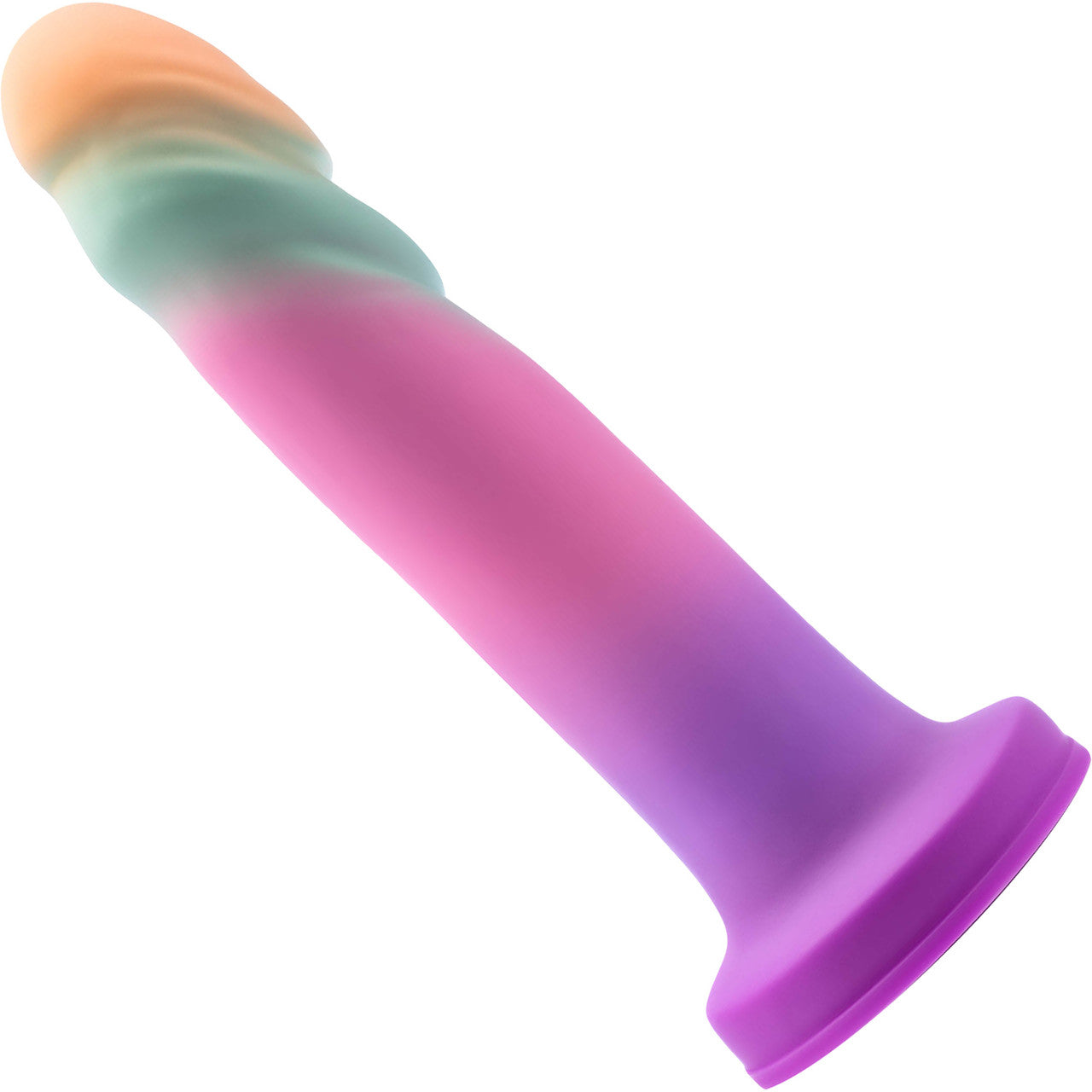 Avant Sunrise Gaze 7.5" Silicone Suction Cup Dildo By Blush - Sherbet