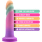 Avant Sunrise Gaze 7.5" Silicone Suction Cup Dildo By Blush - Sherbet