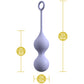 Délice Chéri Silicone Weighted Kegel Trainer By Blush