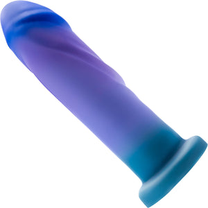 Avant Midnight Rendezvous 7.5" Silicone Suction Cup Dildo By Blush - Ocean Blue