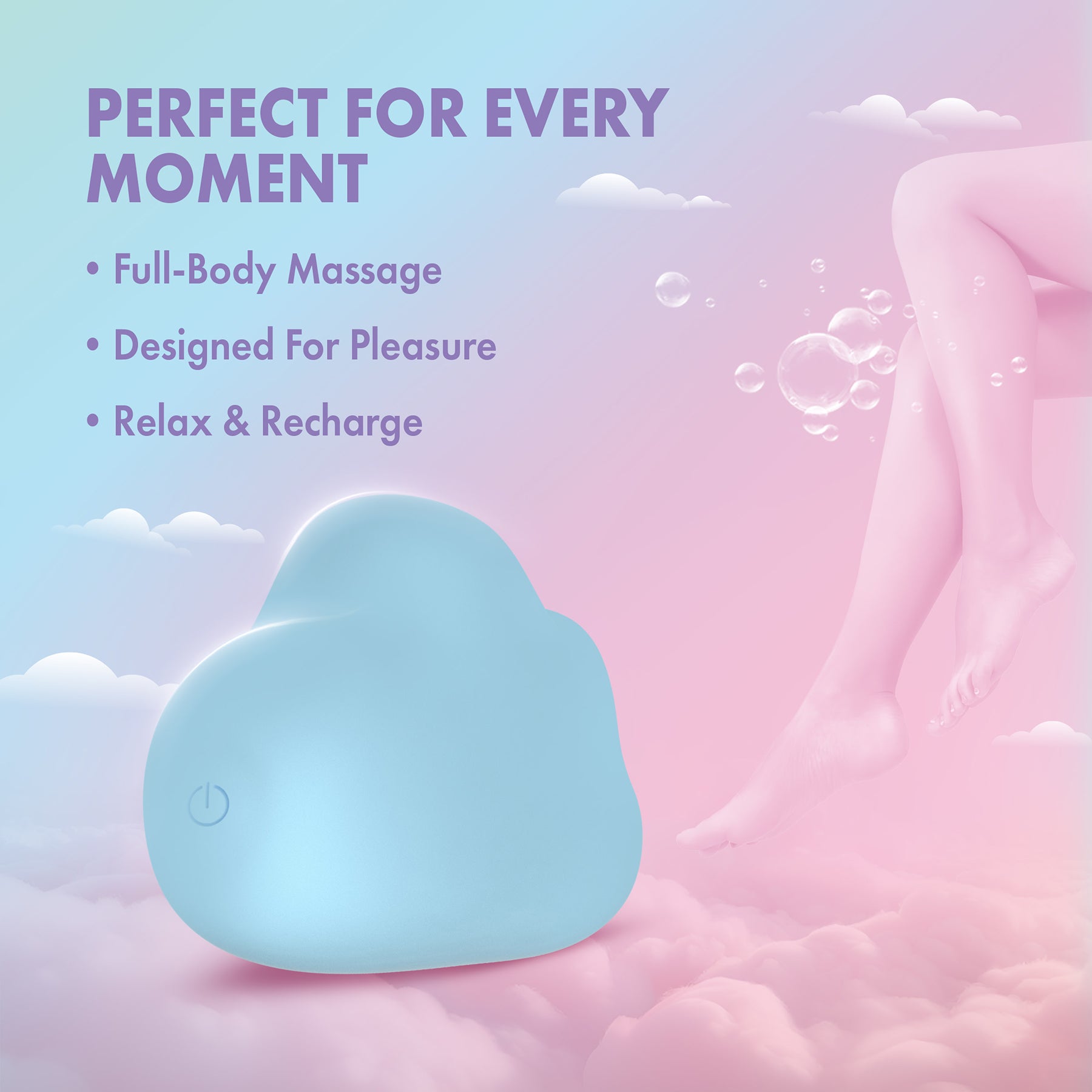 Play With Me Cuddle Cloud Silicone Rechargeable Clitoral Stimulator By Blush