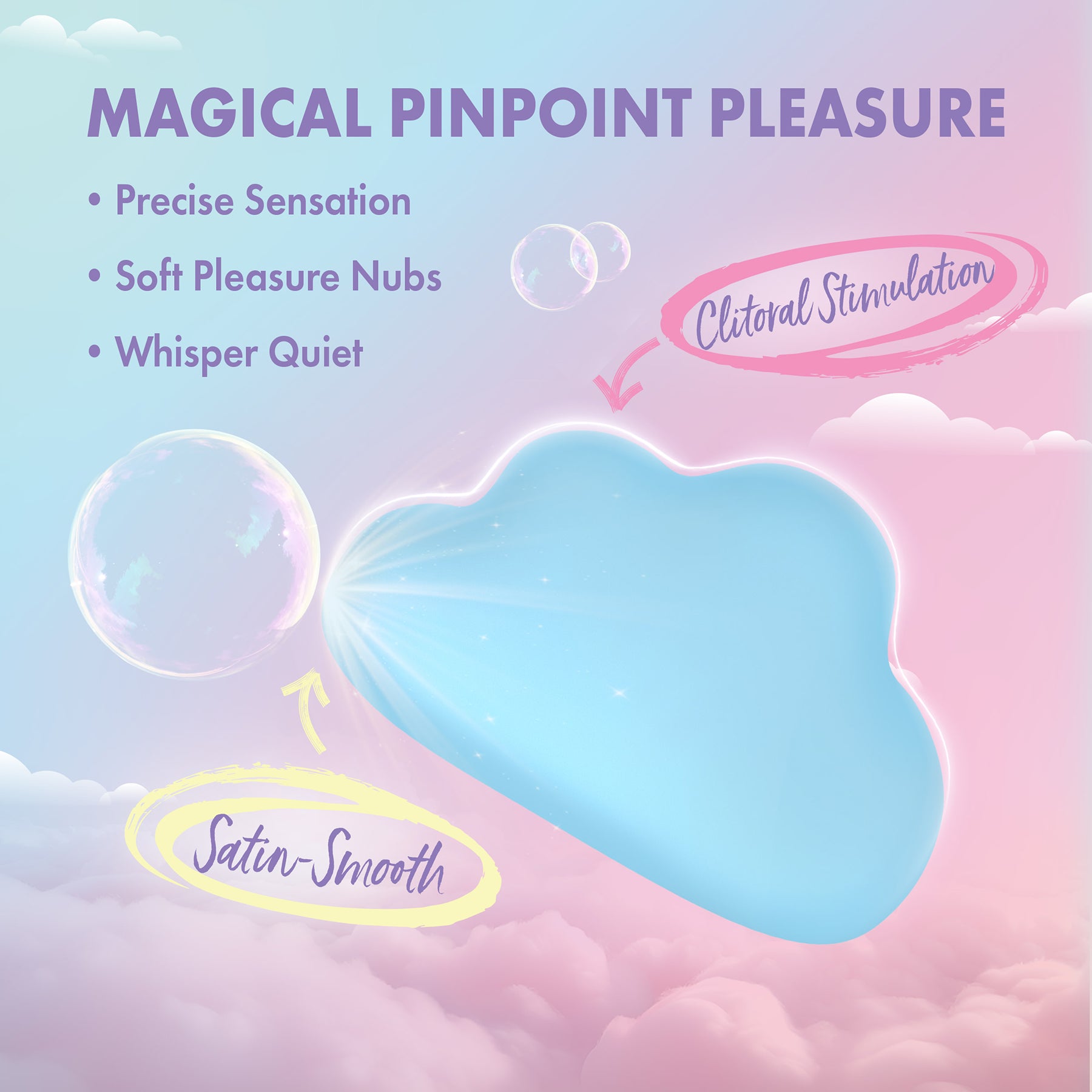 Play With Me Cuddle Cloud Silicone Rechargeable Clitoral Stimulator By Blush