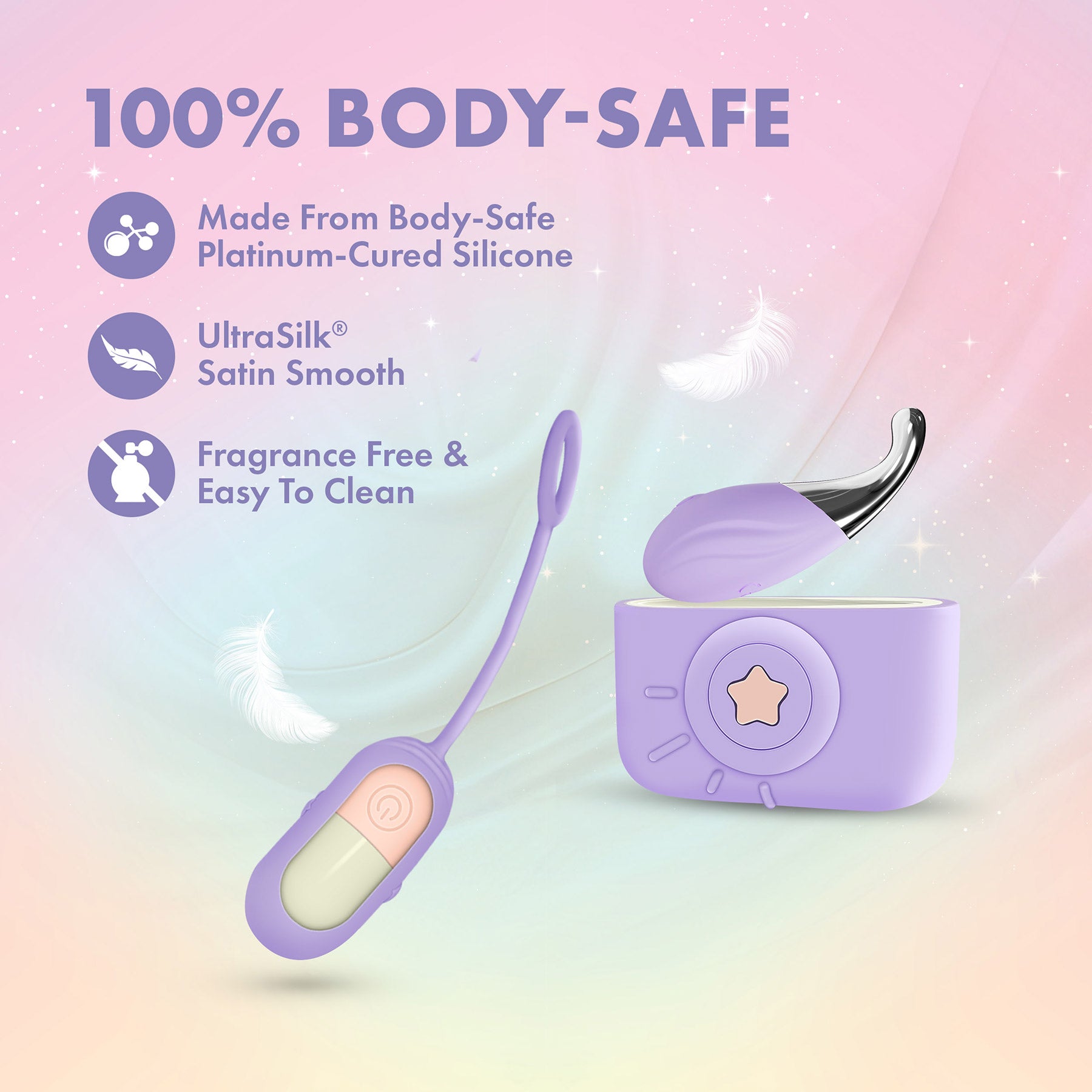 Play With Me Snapstar Silicone Rechargeable Mini Vibrator Set By Blush