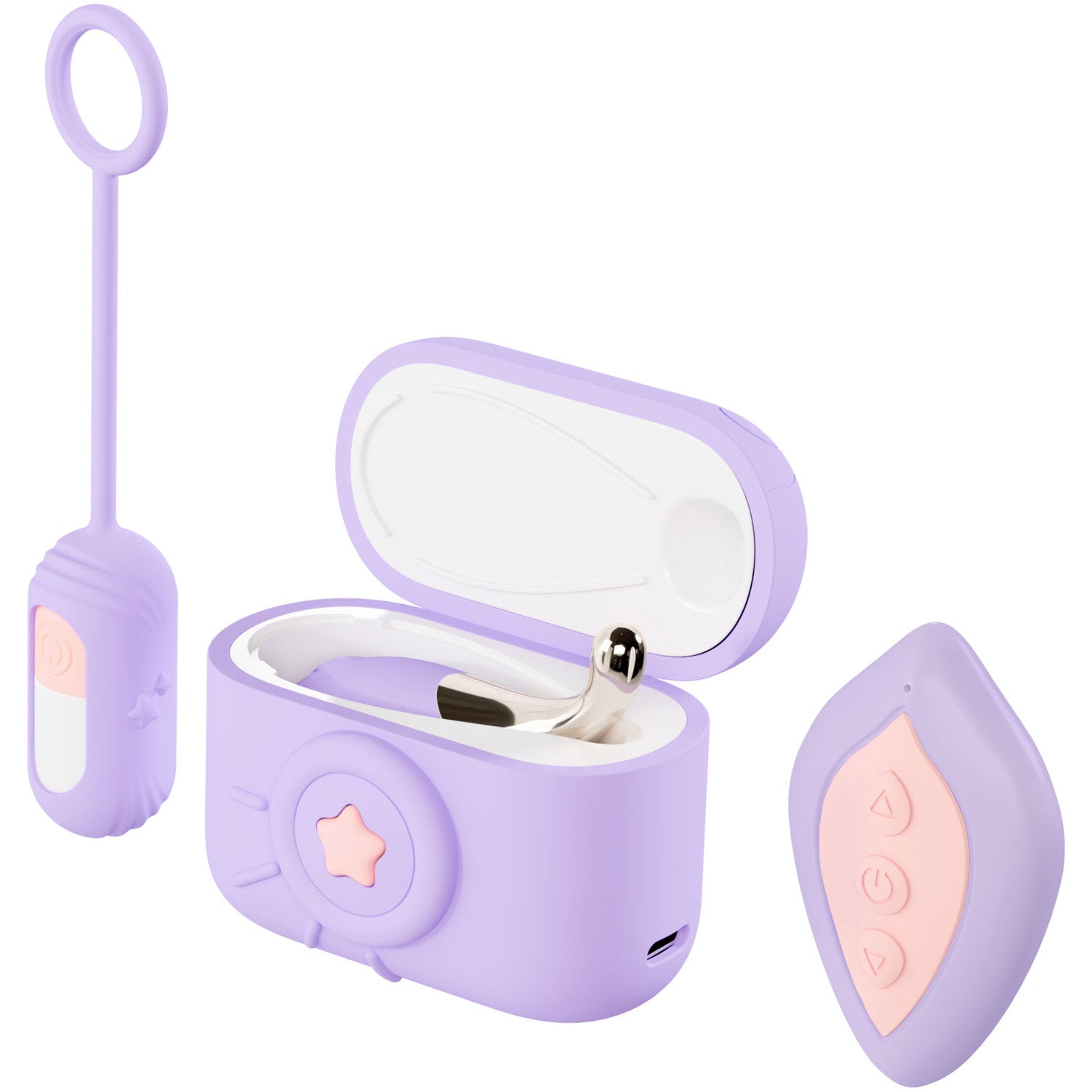 Play With Me Snapstar Silicone Rechargeable Mini Vibrator Set By Blush