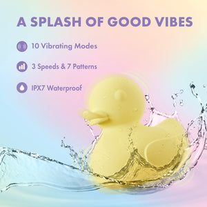 Play With Me Splash Ducky Rechargeable Silicone Vibrator By Blush