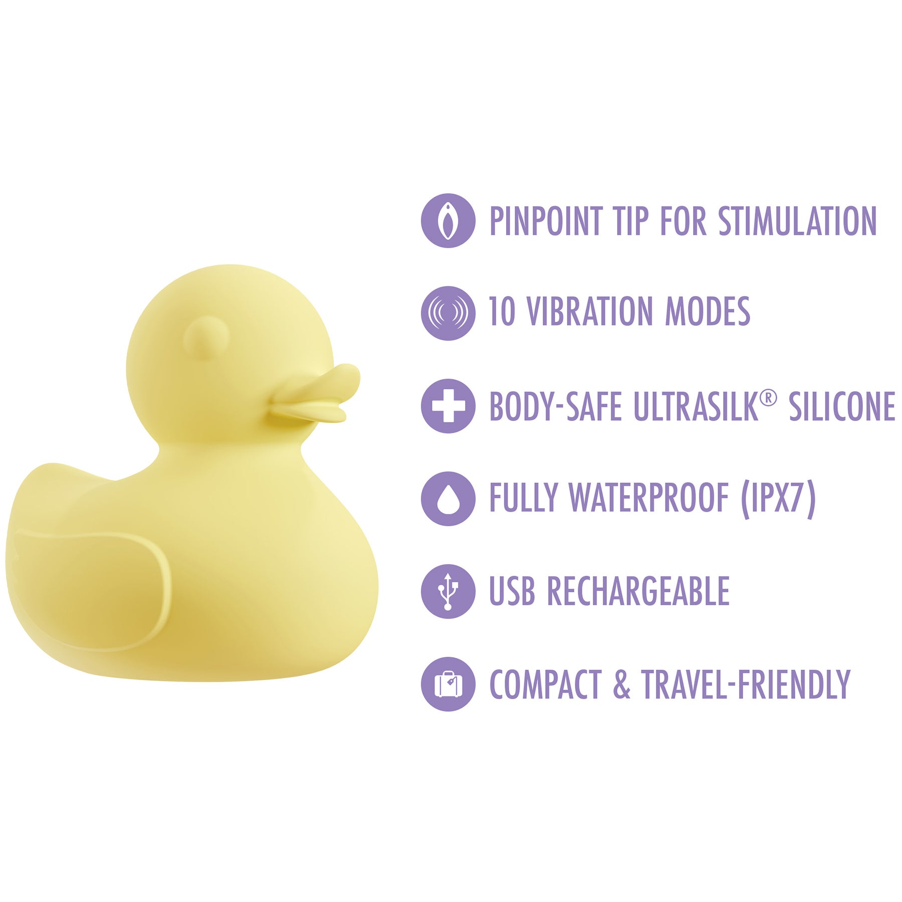 Play With Me Splash Ducky Rechargeable Silicone Vibrator By Blush